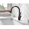 Delta Leland, 1Hdl PulDwnKitchenFaucet VBrnz, 8" Mount, 1 or 3 Hole Commercial 9178-RB-DST - alternate 2