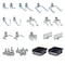 Triton Products 18 pc. Pegboard Hook & Bin Assortment for 1/8 In. and 1/4 In. Pegboard (16 Asst Hooks & 2 Bins) 918 - alternate 1