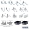 Triton Products 18 pc. Pegboard Hook & Bin Assortment for 1/8 In. and 1/4 In. Pegboard (16 Asst Hooks & 2 Bins) 918 - alternate 2