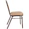 National Public Seating Stacking Chair, 9200 Series, Vinyl Beige 9201-M - alternate 3