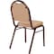 National Public Seating Stacking Chair, 9200 Series, Vinyl Beige 9201-M - alternate 4
