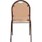 National Public Seating Stacking Chair, 9200 Series, Vinyl Beige 9201-M - alternate 6