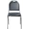 National Public Seating Stacking Chair, 9200 Series, Vinyl Blue 9204-SV - alternate 3