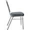 National Public Seating Stacking Chair, 9200 Series, Vinyl Blue 9204-SV - alternate 4