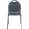 National Public Seating Stacking Chair, 9200 Series, Vinyl Blue 9204-SV - alternate 2