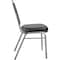 National Public Seating Stacking Chair, 9200 Series, Vinyl Black 9210-SV - alternate 3