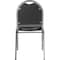 National Public Seating Stacking Chair, 9200 Series, Vinyl Black 9210-SV - alternate 5