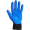 Kleenguard Coated Gloves, Nitrile, Crinkled, Palm, 3 Abrasion Level, Blue/Black, XL (10) 1 PR 40228 - alternate 9