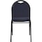 National Public Seating Stacking Chair, 9200 Series, Fabric Blue 9254-BT - alternate 2