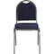 National Public Seating Stacking Chair, 9200 Series, Fabric Blue 9254-SV - alternate 6