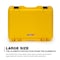 Nanuk Cases Yellow Protective Case, 18.7"L x 14.8"W x 7"D 925S-010YL-0A0 - alternate 4