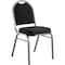 National Public Seating Stacking Chair, 9200 Series, Fabric Black 9260-SV - alternate 1