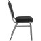 National Public Seating Stacking Chair, 9200 Series, Fabric Black 9260-SV - alternate 2