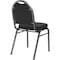 National Public Seating Stacking Chair, 9200 Series, Fabric Black 9260-SV - alternate 5