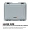 Nanuk Cases Case with Foam, Silver, 930S-010SV-0A0 930S-010SV-0A0 - alternate 2