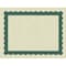 Great Papers Certificate Green Metallic Border, PK100 934200 - alternate 1