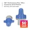 3M Twist-On Wire Connector, 6 AWG Max, Blue, Gray, Polypropylene, Thermoplastic Elastomer Insulation B/G+BOX - alternate 8