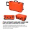 Nanuk Cases Orange Protective Case, 22"L x 14"W x 9"D 935S-000OR-0A0 - alternate 2