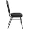 National Public Seating Stack Chair, Black Fabric, Black Frame 9360-BT - alternate 4