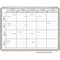 Mastervision Planning Board, Steel, 48 in, 72 in, Aluminum Frame, White, Gloss GA27109830A - alternate 7