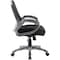 Boss Chair, Black Back, 25 in W 29" L 41" H, Loop, Mesh Seat B6756-BK - alternate 3