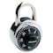 Master Lock Combination Padlock, Center, Black/Silver 1502 - alternate 2