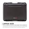 Nanuk Cases Black Protective Case, 21.7"L x 16.9"W x 8-1/2"D 940S-010BK-0A0 - alternate 3