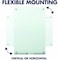 Quartet 36" H x 48" W Magnetic Glass Dry Erase Board, Gloss, White G4836W - alternate 4