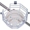 Safety Technology International Smoke Detector Guard, Steel, Surface Mount, 7 1/8 in W x 7 1/8 in H x 4 1/2 in D, White STI-9605 - alternate 4