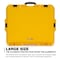 Nanuk Cases Yellow Protective Case, 25.1"L x 19.9"W x 8.8"D 945S-010YL-0A0 - alternate 4