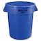 Rubbermaid Commercial BRUTE 10 gal Round Heavy Duty Plastic Can, Blue, None, Plastic, Not Applicable 1779699 - alternate 2