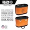 Klein Tools Bucket Bag, Orange, Plastic Exterior, Canvas Interior, Polypropylene Bottom, 14 Pockets 5144BHB - alternate 9
