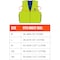 Ergodyne Cooling Vest, Evaporative-Soak, Quilted Nylon w/ Mesh Sides, Up to 4 Hr Cooling Time, Lime, 3XL 6665 - alternate 6