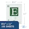 Roaring Spring Case of Engineer Pad, 8.5"x11", 100 sht, 5x5 Printed Back Enclosed Grid, Heavy Backing, 3-Hole Punch, PK24 95382cs - alternate 2
