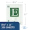 Roaring Spring Case of Engineering Pad, 8.5"x11", 200 sht, GN Paper, 5x5 Printed Grid, 3-Hole Punch, Heavy Backing, PK12 95389cs - alternate 7