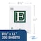 Roaring Spring Case of Engineering Pad, 8.5"x11", 200 sht, Green Paper, 5x5 Graph, 3-Hole Punched, Heavy Backing, PK12 95589cs - alternate 5