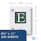 Roaring Spring Case of Engineering Loose Leaf Filler Paper, 8.5"x11", 500 sht/pk, Green Tinted, Heavyweight Backer 95782cs - alternate 5