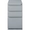 Lorell 15" W 3 Drawer Mobile Bbf Pedestal File , Letter, 20", Platinum, Letter LLR79135 - alternate 2