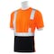 Deltaplus Hi-Vis Short-Sleeve Shirt, Class 2, ANSI Type R, Class 2, 100% Polyester Jersey Knit, Orange/Black 63321 - alternate 5