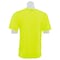 Deltaplus Hi-Vis Short-Sleeve Shirt, 100% Polyester Jersey with Moisture Wicking, Lime, M 14107 - alternate 4