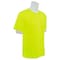 Deltaplus Hi-Vis Short-Sleeve Shirt, 100% Polyester Jersey with Moisture Wicking, Lime, M 14107 - alternate 3