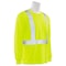 Deltaplus Hi-Vis Long Sleeve Shirt, Class 2, Type R, 100% Polyester Jersey with Moisture Wicking, Lime, L 14122 - alternate 3