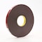 3M Double-Sided Foam Tape, 3/4 in W, 36 yd L, 1/16 in, Polyethylene Foam, Double-Sided, 12 PK 4611 - alternate 2