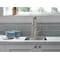 Delta Leland, 1Hdl PulDwn BrPrpFaucet Stinles, 8" Mount, 1 or 3 Hole Commercial 9678-SP-DST - alternate 2