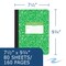 Roaring Spring Case of Green Marble Comp Notebooks, Grade 1 Skip Line Ruled, 80 sht 15 lb White Paper, 9.75"x7.75", PK48 97225cs - alternate 4