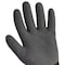 Kleenguard Coated Gloves, Latex, Crinkled, Palm, 2 Abrasion Level, Black/Gray, S (7) 1 PR 97270 - alternate 2