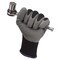 Kleenguard Coated Gloves, Latex, Crinkled, Palm, 2 Abrasion Level, Black/Gray, M (8) 1 PR 97271 - alternate 6