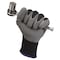 Kleenguard Coated Gloves, Latex, Crinkled, Palm, 2 Abrasion Level, Black/Gray, XL (10) 1 PR 97273 - alternate 3
