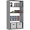 Tennsco Boltless Shelving Unit, 24"D x 36"W x 76"H, 5 Shelves, Steel, Height: 76" CS247636-MGY - alternate 2