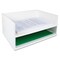 Victor Stacking Letter Tray, White W1154 - alternate 2